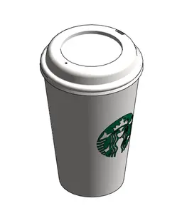 Objeto BIM para Copo descartável para café