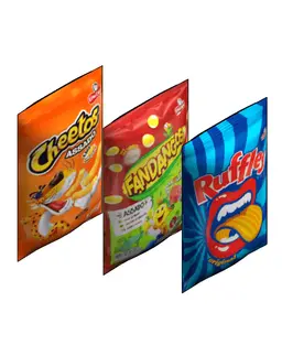 Objeto BIM para Pacote de diferentes salgadinhos